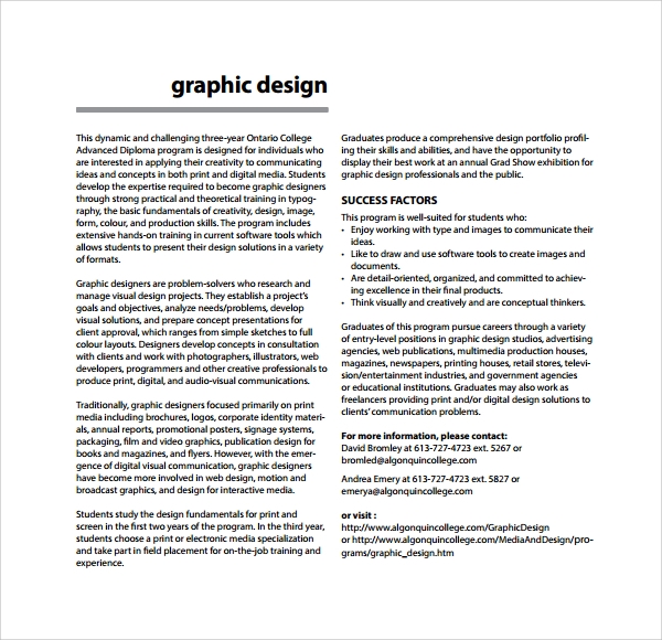 Detail Graphic Design Project Proposal Template Nomer 30