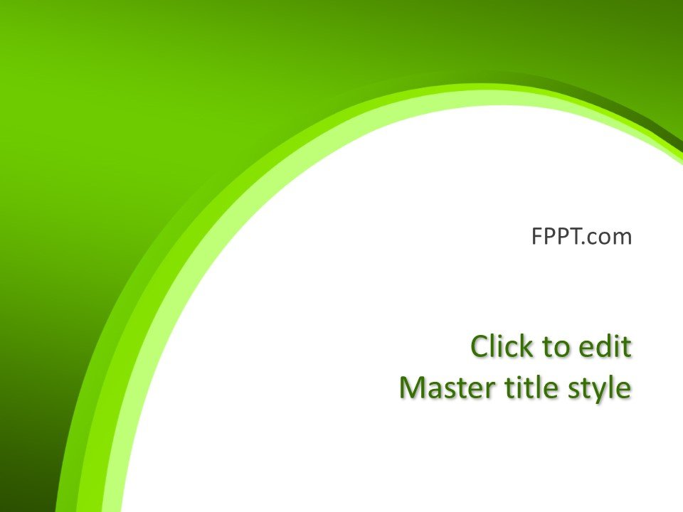 Detail Green Powerpoint Template Nomer 10