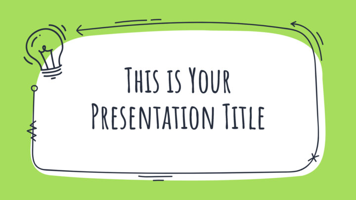 Detail Green Powerpoint Template Nomer 6