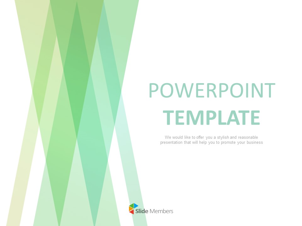 Detail Green Powerpoint Template Nomer 9