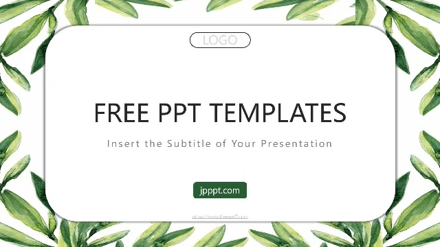 Detail Green Ppt Template Nomer 17