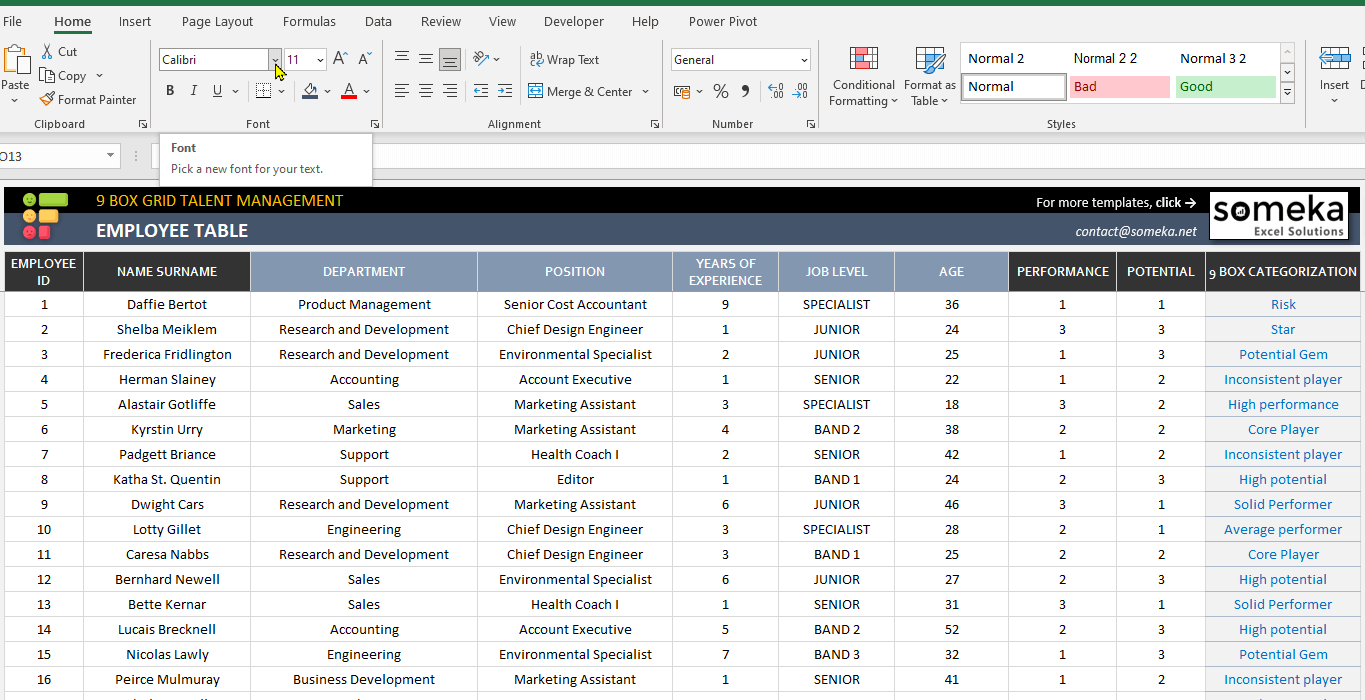 Detail Grid Excel Template Nomer 39