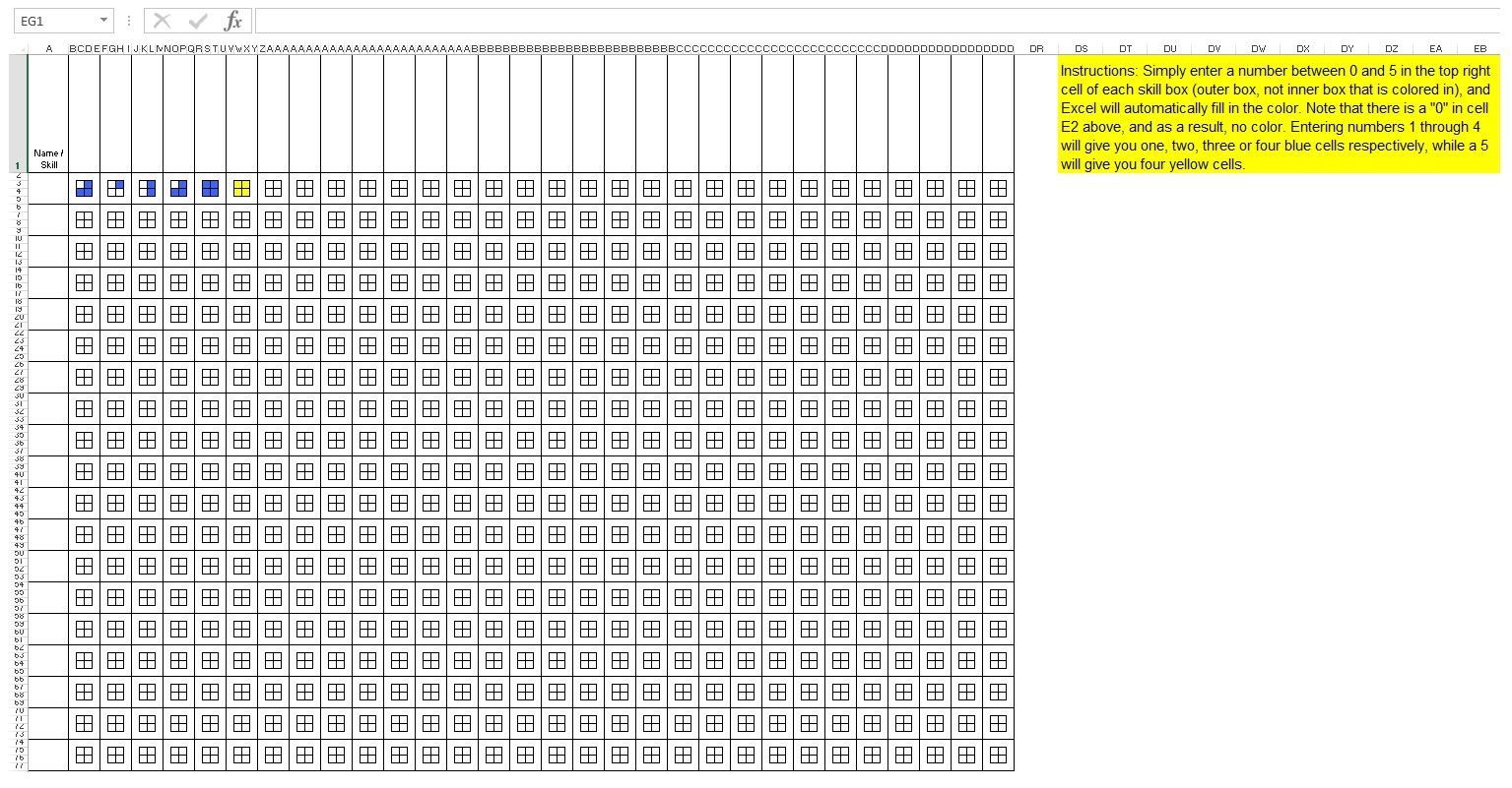 Detail Grid Excel Template Nomer 45
