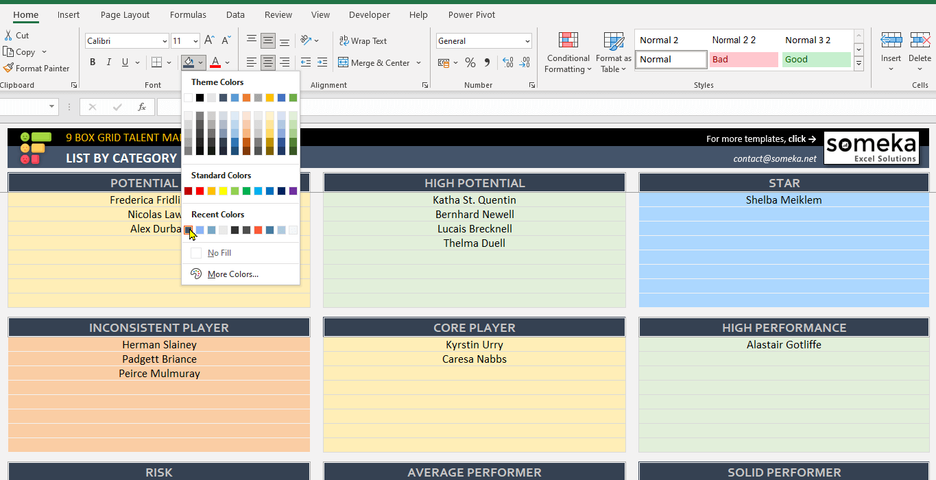 Detail Grid Excel Template Nomer 6