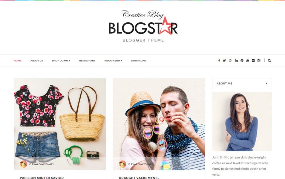 Detail Gridz Clean Responsive Blogger Template Nomer 12