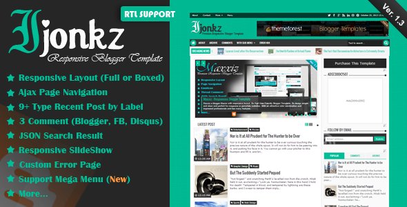Detail Gridz Clean Responsive Blogger Template Nomer 15