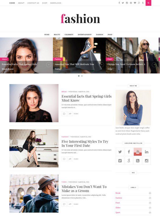 Detail Gridz Clean Responsive Blogger Template Nomer 19