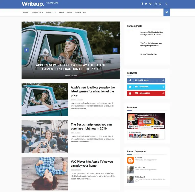 Detail Gridz Clean Responsive Blogger Template Nomer 23