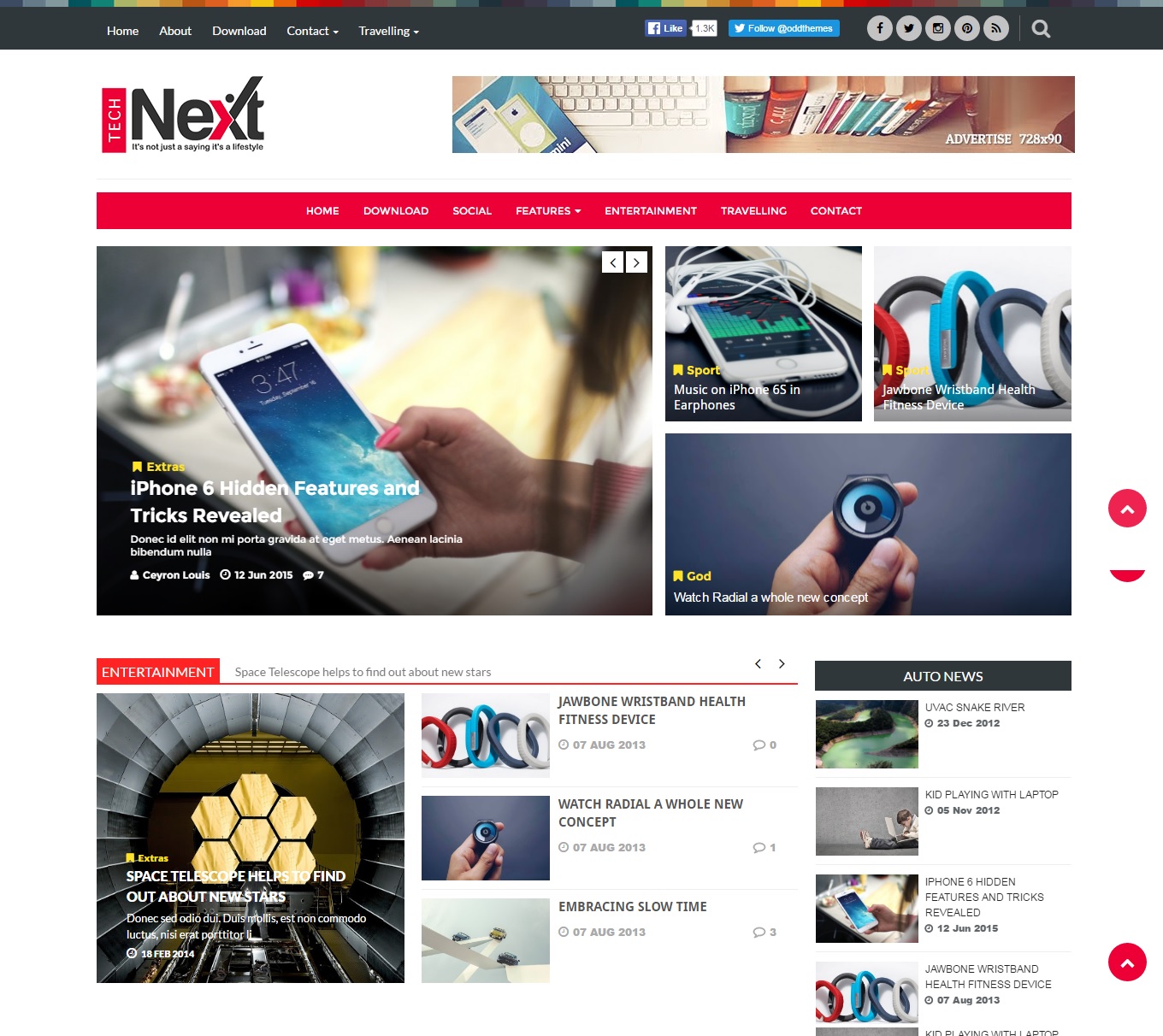 Detail Gridz Clean Responsive Blogger Template Nomer 32
