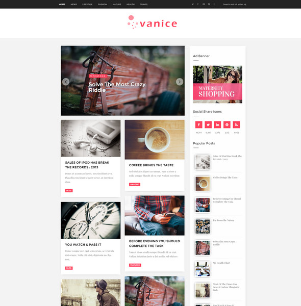 Detail Gridz Clean Responsive Blogger Template Nomer 41