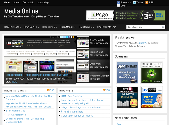 Detail Gridz Clean Responsive Blogger Template Nomer 47