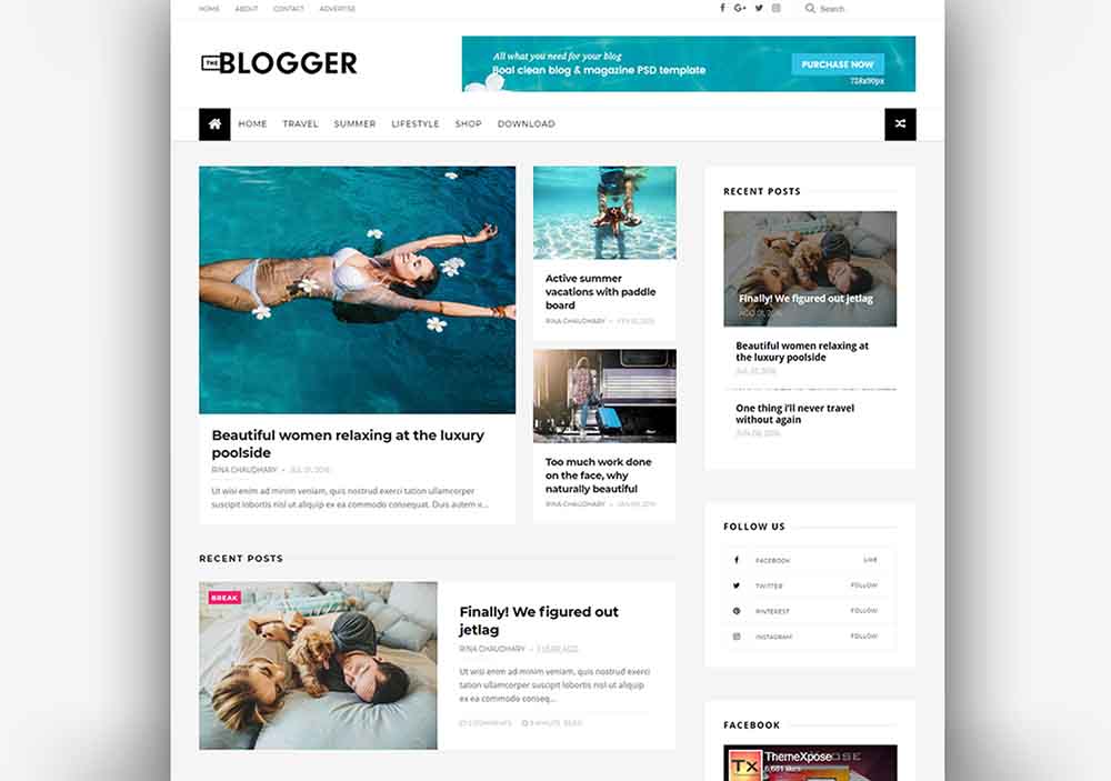 Detail Gridz Clean Responsive Blogger Template Nomer 48