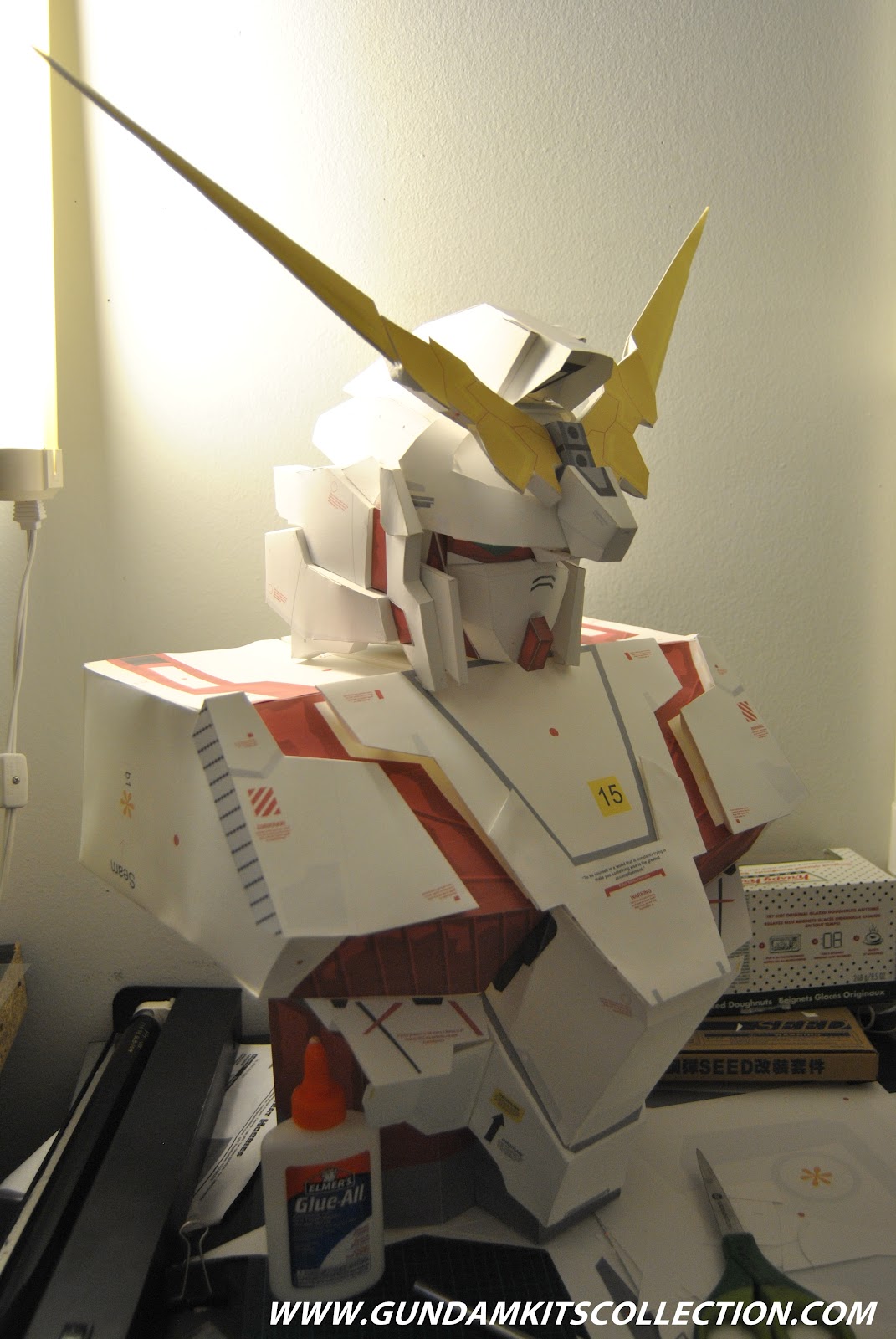 Detail Gundam Papercraft Template Nomer 12