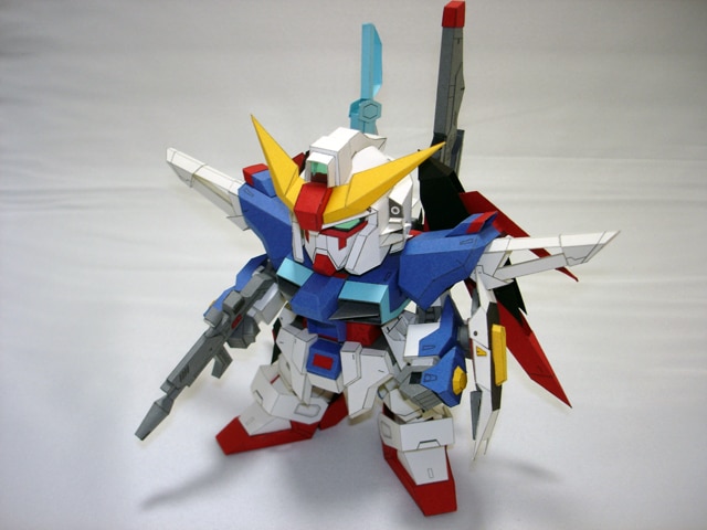 Detail Gundam Papercraft Template Nomer 37