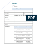 Detail Haccp Management Review Meeting Minutes Template Nomer 8