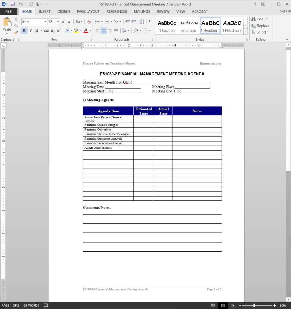 Detail Haccp Management Review Meeting Minutes Template Nomer 10