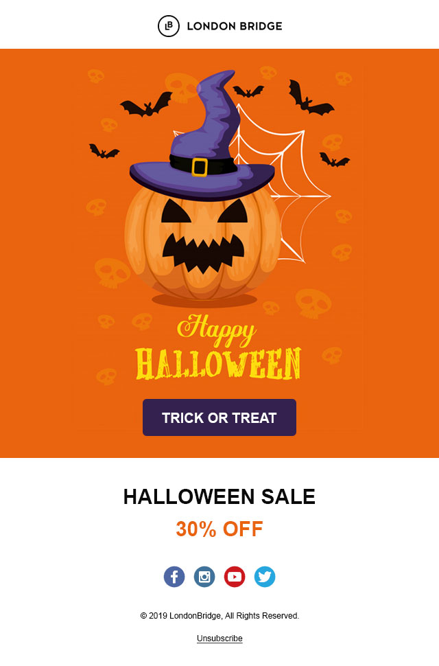 Detail Halloween Email Template Nomer 17