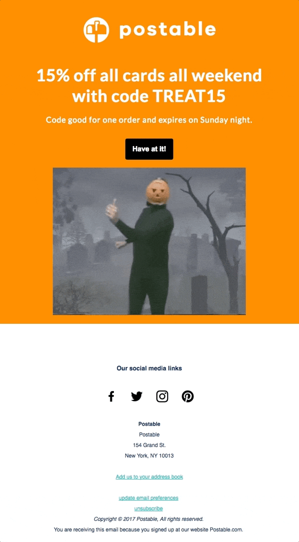 Detail Halloween Email Template Nomer 29
