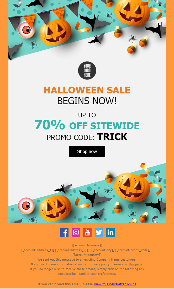 Detail Halloween Email Template Nomer 7