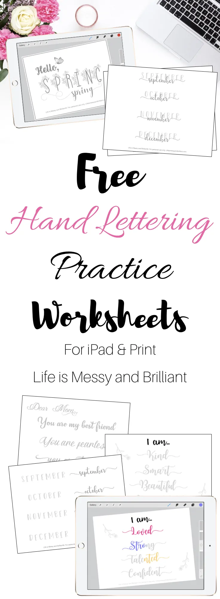 Detail Hand Lettering Template Free Nomer 8