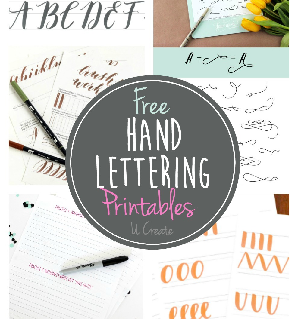 Detail Hand Lettering Template Free Nomer 3