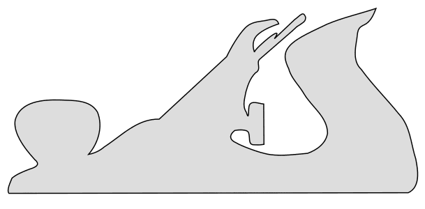 Detail Hand Plane Template Nomer 38
