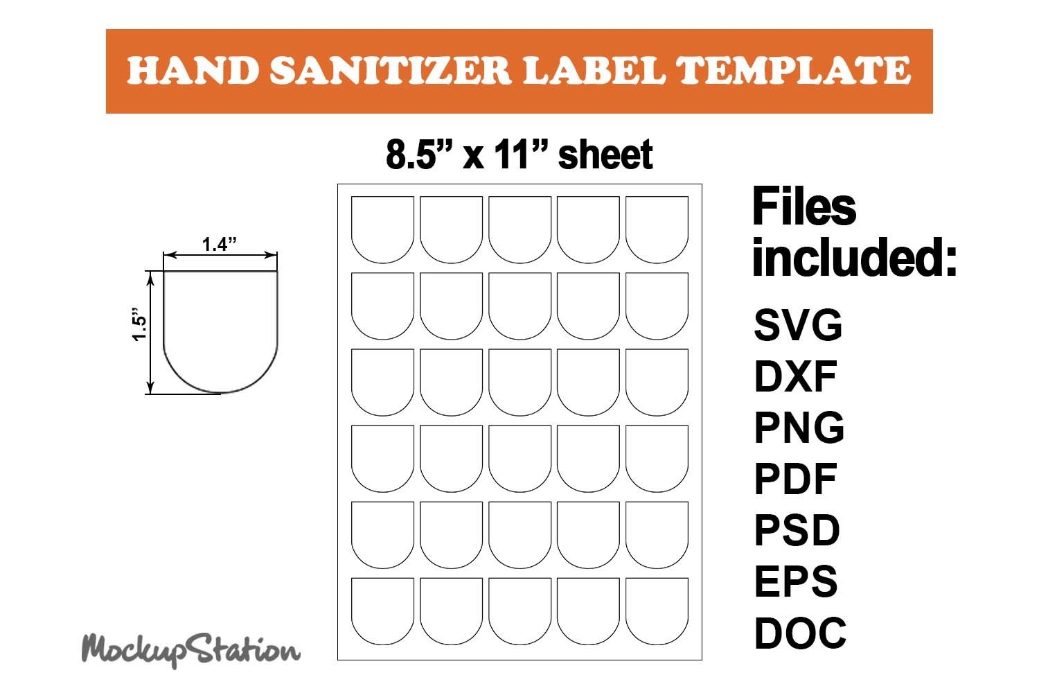 Detail Hand Sanitizer Sticker Template Nomer 33