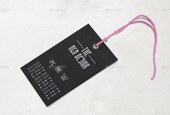 Detail Hang Tag Design Template Nomer 12