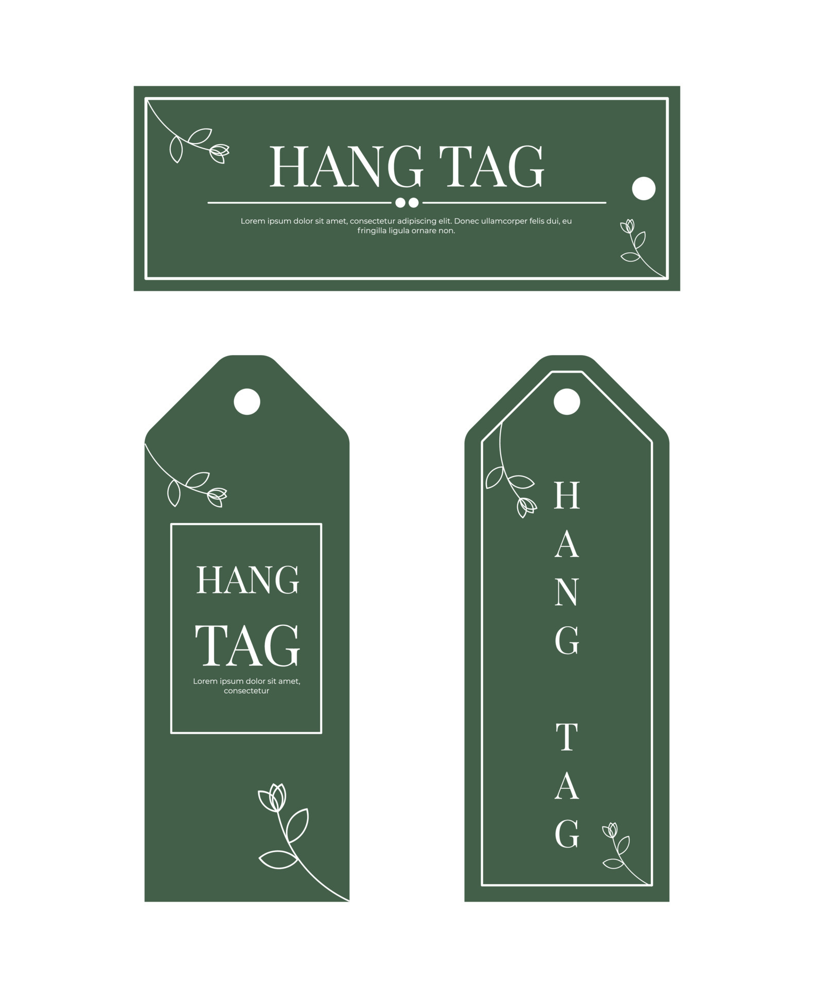 Detail Hang Tag Design Template Nomer 22