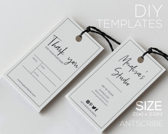 Detail Hang Tag Design Template Nomer 40