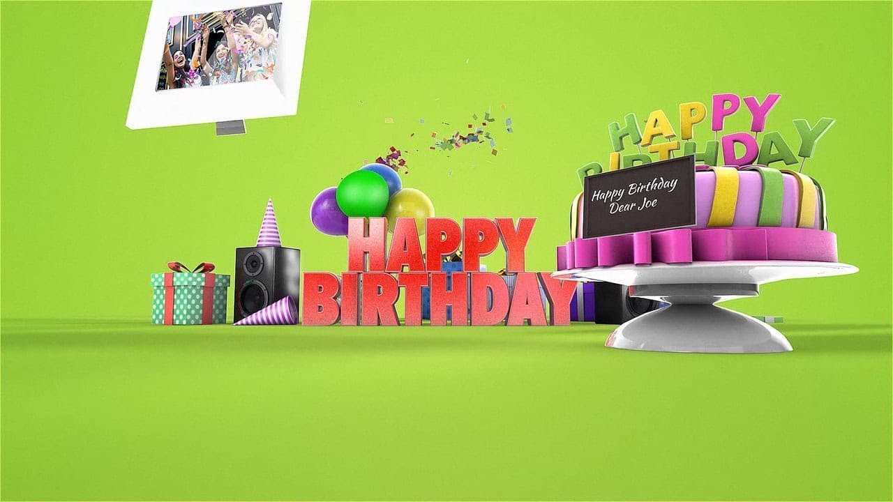 Detail Happy Birthday Animation Template Nomer 42