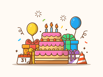 Detail Happy Birthday Animation Template Nomer 57