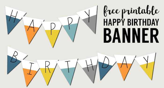 Download Happy Birthday Banner Template Nomer 11