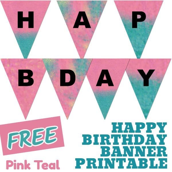 Detail Happy Birthday Banner Template Nomer 17