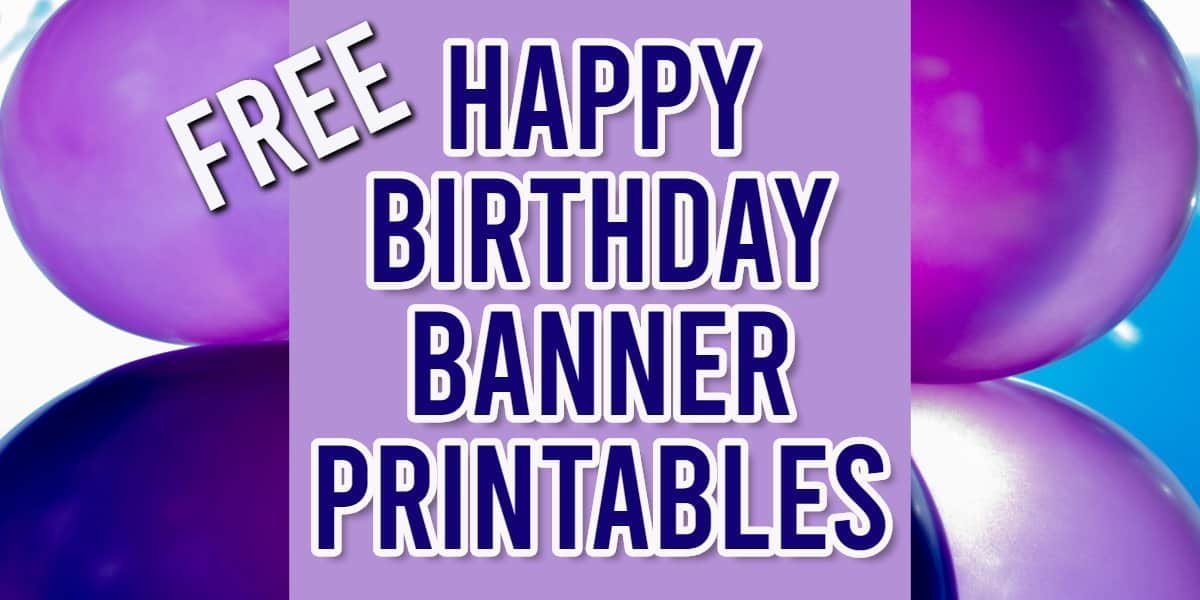 Detail Happy Birthday Banner Template Nomer 36