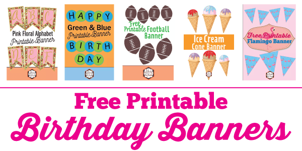 Detail Happy Birthday Banner Template Nomer 52