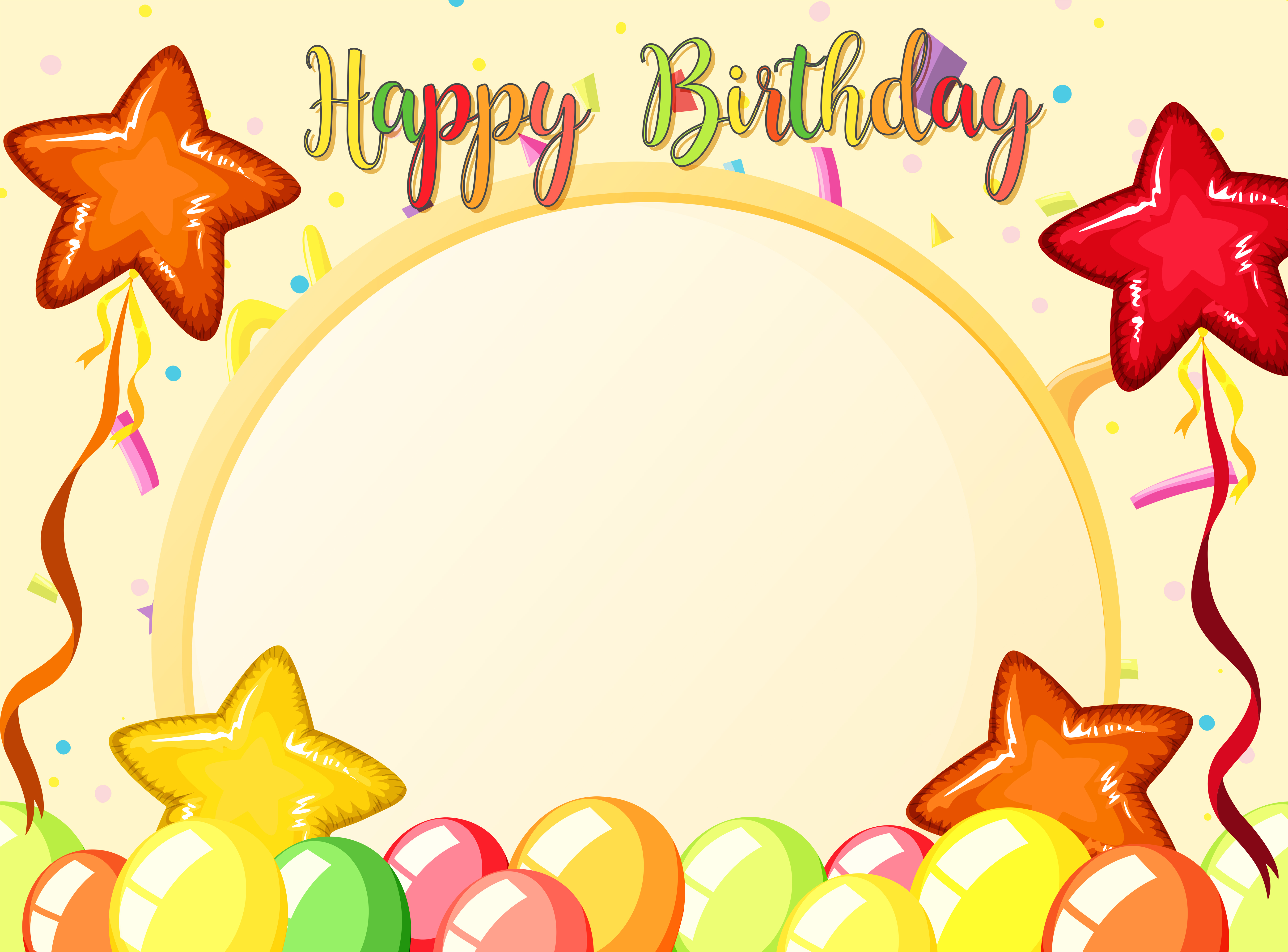 Detail Happy Birthday Card Template Nomer 23