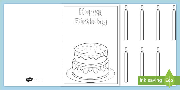 Detail Happy Birthday Card Template Nomer 32