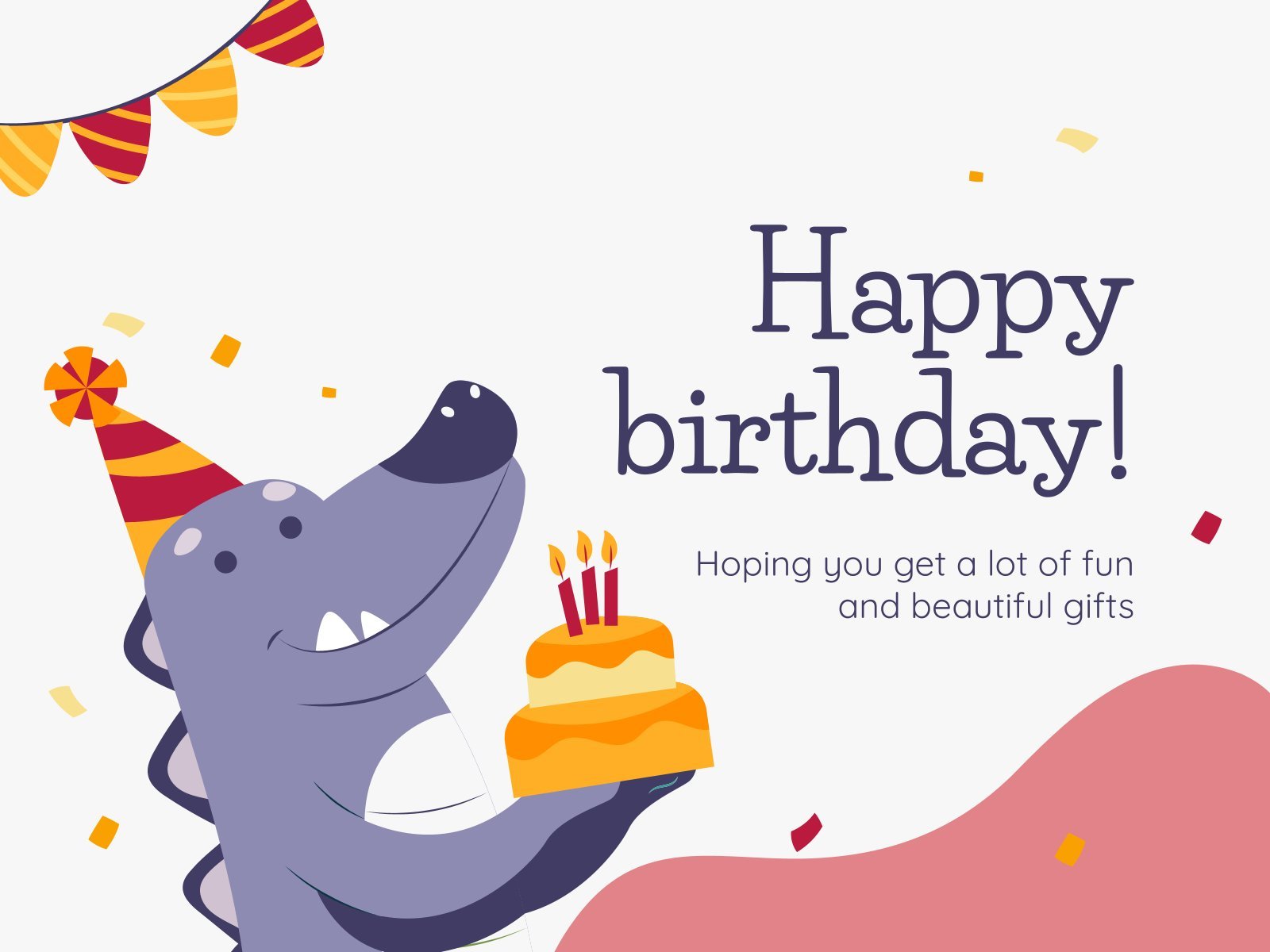 Detail Happy Birthday Card Template Nomer 53