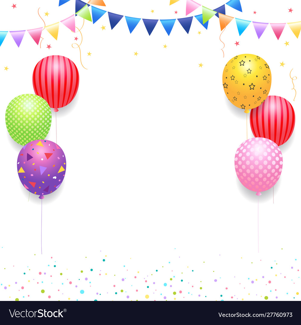 Detail Happy Birthday Flag Template Nomer 40