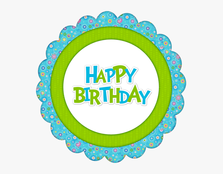 Detail Happy Birthday Topper Template Nomer 2