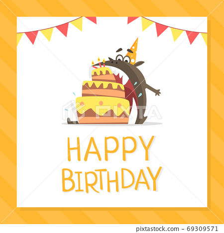 Detail Happy Birthday Topper Template Nomer 35