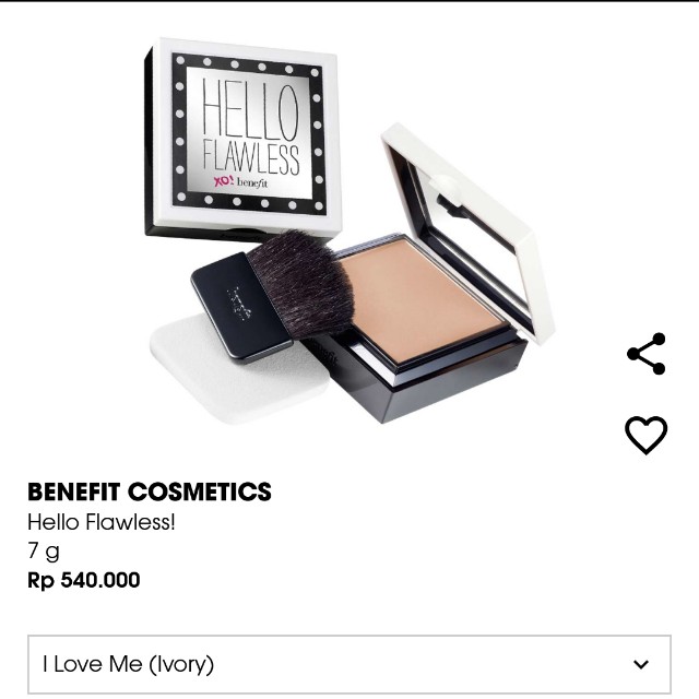 Detail Harga Bedak Benefit Hello Flawless Nomer 8