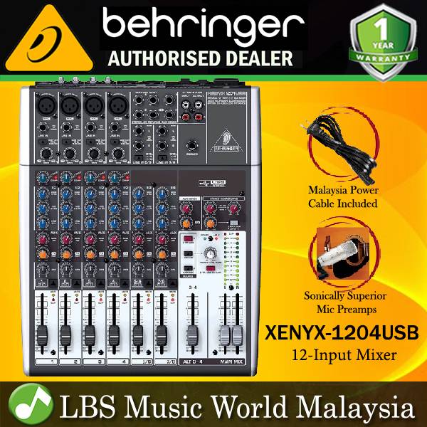 Detail Harga Behringer Xenyx X1204usb Nomer 52