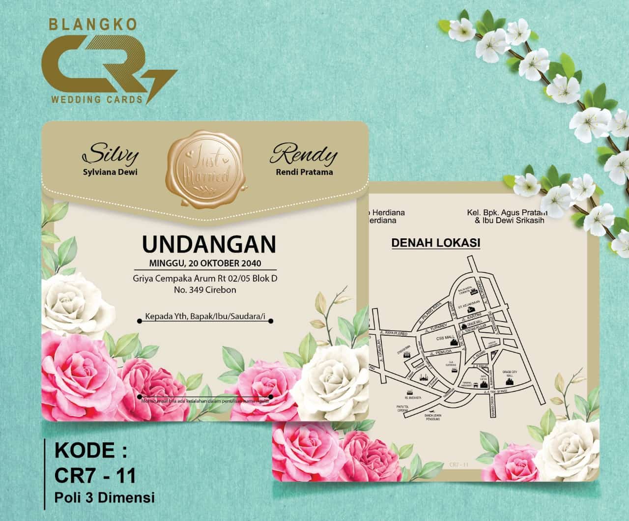 Detail Harga Blangko Undangan Pernikahan Nomer 6