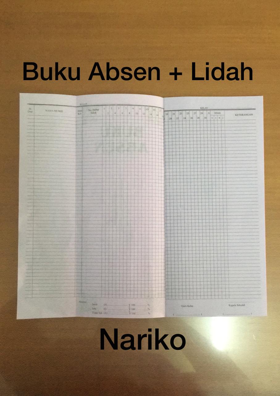 Detail Harga Buku Absensi Siswa Nomer 30