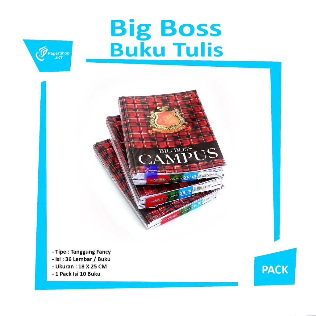 Detail Harga Buku Bigboss 1 Pack Nomer 30