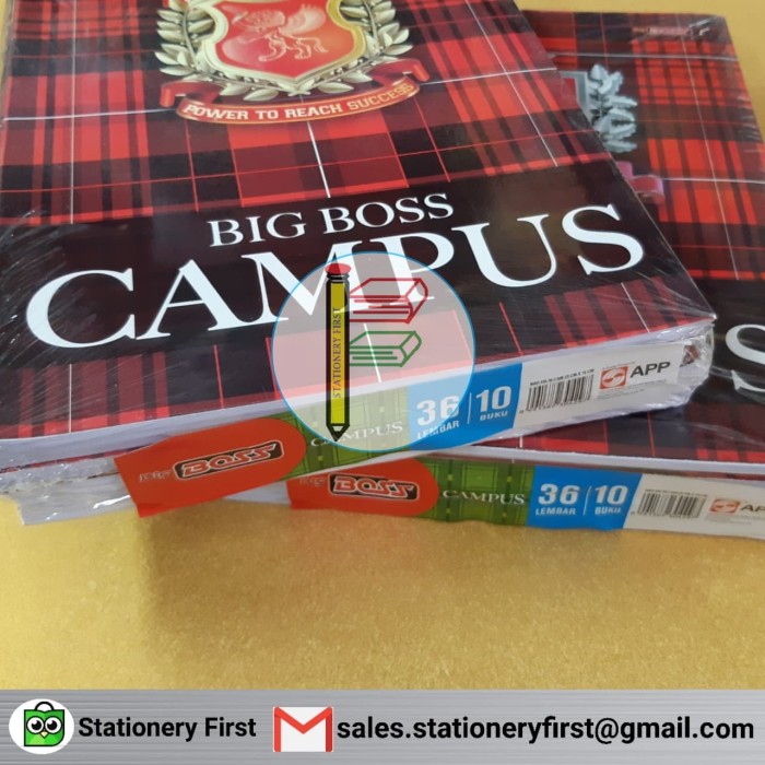 Detail Harga Buku Bigboss 1 Pack Nomer 47