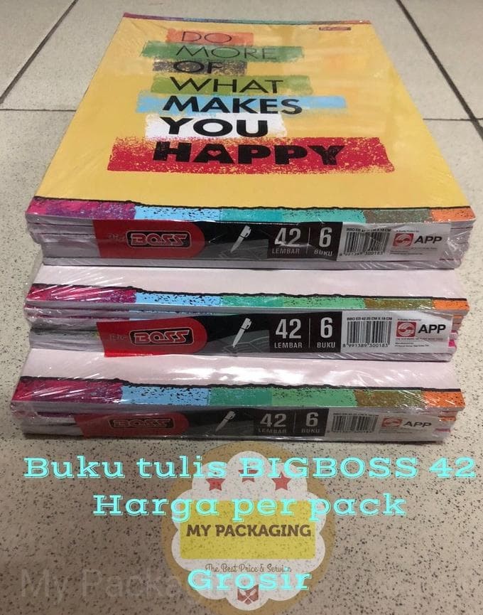 Detail Harga Buku Bigboss 1 Pack Nomer 8