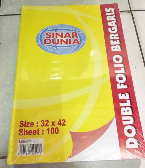 Detail Harga Buku Double Folio Nomer 45